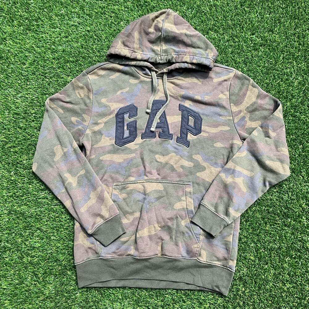 GAP Arch Logo Camouflage Pullover Hoodie